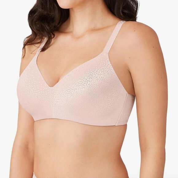 NWT Wacoal Women's Back Appeal Wire Free T-Shirt Bra, rose dust, 40DDD - Picture 2 of 5